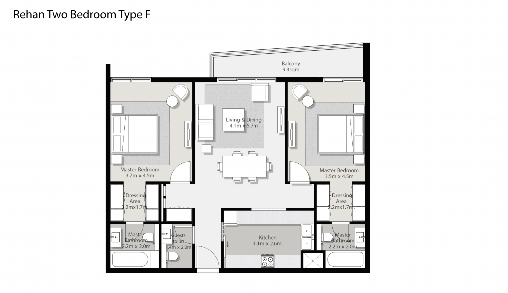 Rehan-Two-Bedroom-Type-F
